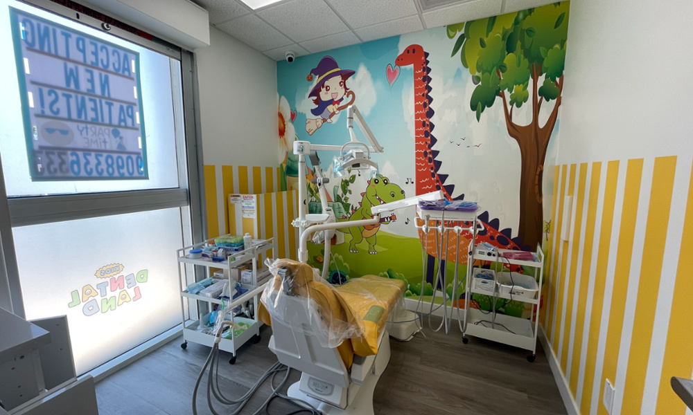 kids can enjoy dinosaurs, animals, cartoons, games, movies, tvs and toys. Beautiful big office.
